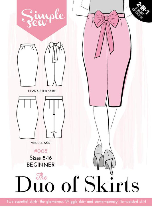 Simple Sew Bundle of Two Skirt Patterns (Keira Skirt and Duo of Skirts)