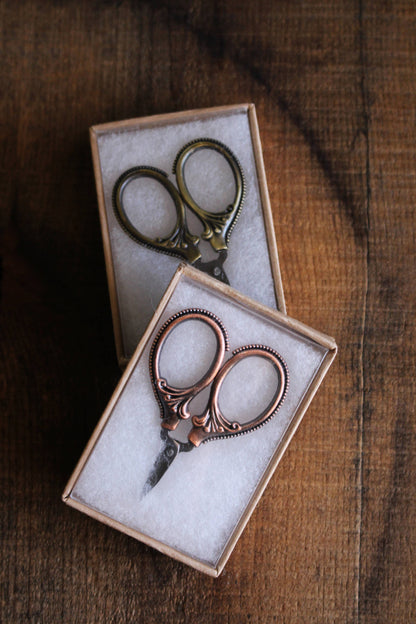 NNK Press Mini Embroidery Scissors (Antique Gold)