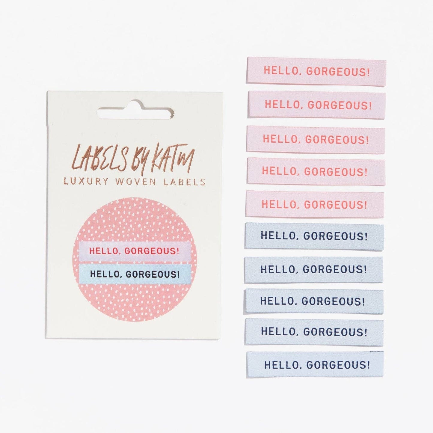 Kylie and the Machine 'Hello Gorgeous' Sewing Labels