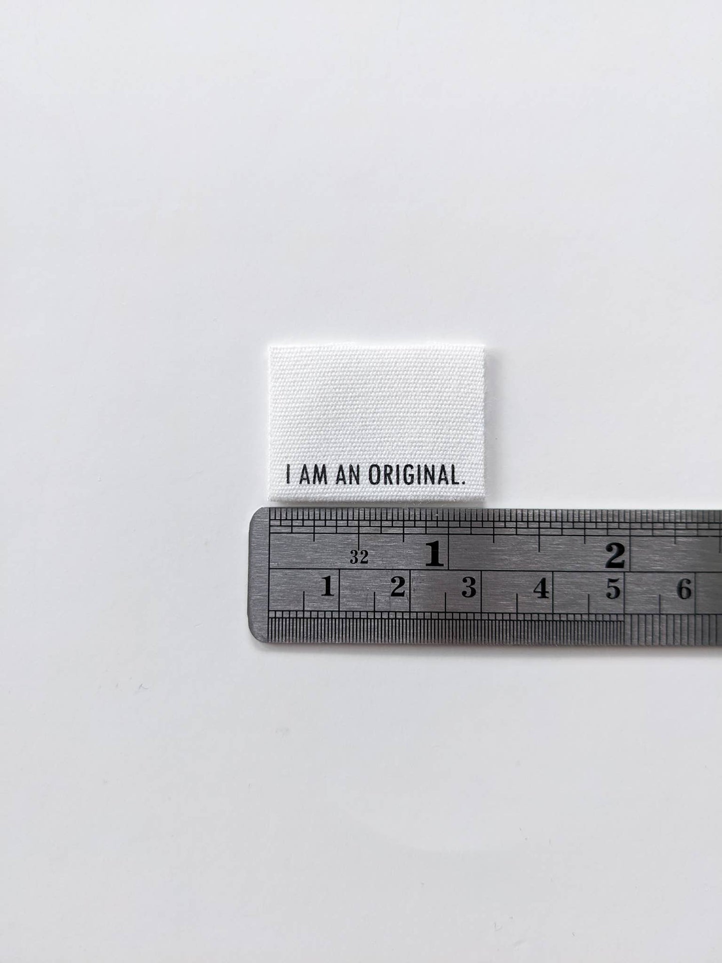 Intensely Distracted 'I Am Inimitable. I Am An Original.' Sewing Labels