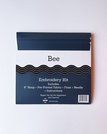 Rikrack Bee Embroidery Kit