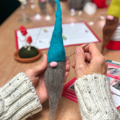 Bergin & Bath Needle Felting Kit: Seven Christmas Gnomes