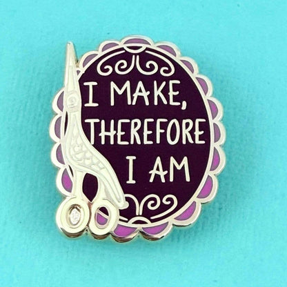 Jubly-Umph 'I Make, Therefore I Am' Needle Minder