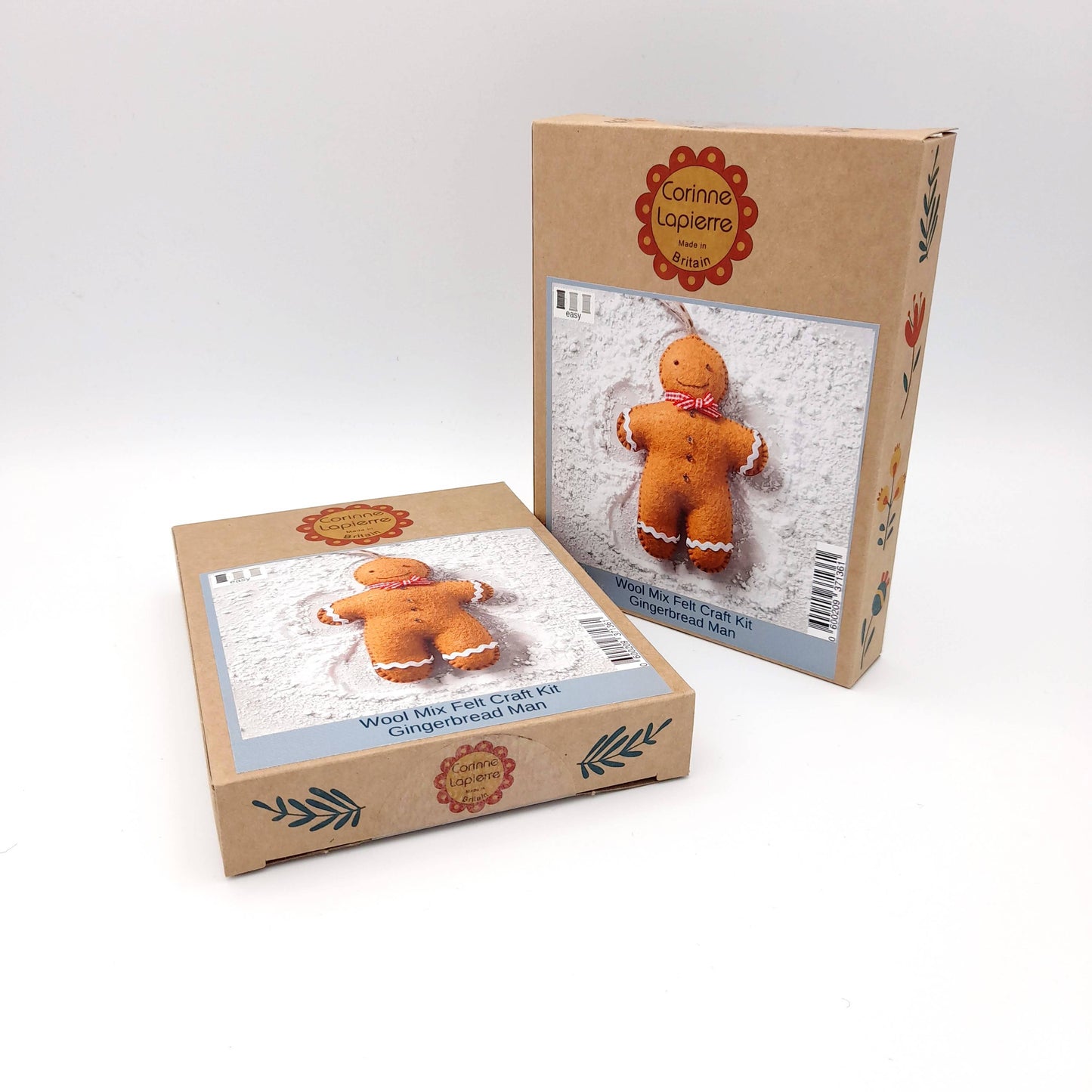 Corinne Lapierre Gingerbread Man Felt Craft Mini Kit