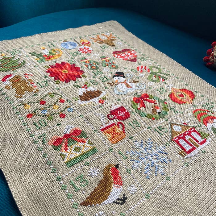 Love Poppet Feeling Festive Advent Cross Stitch Kit
