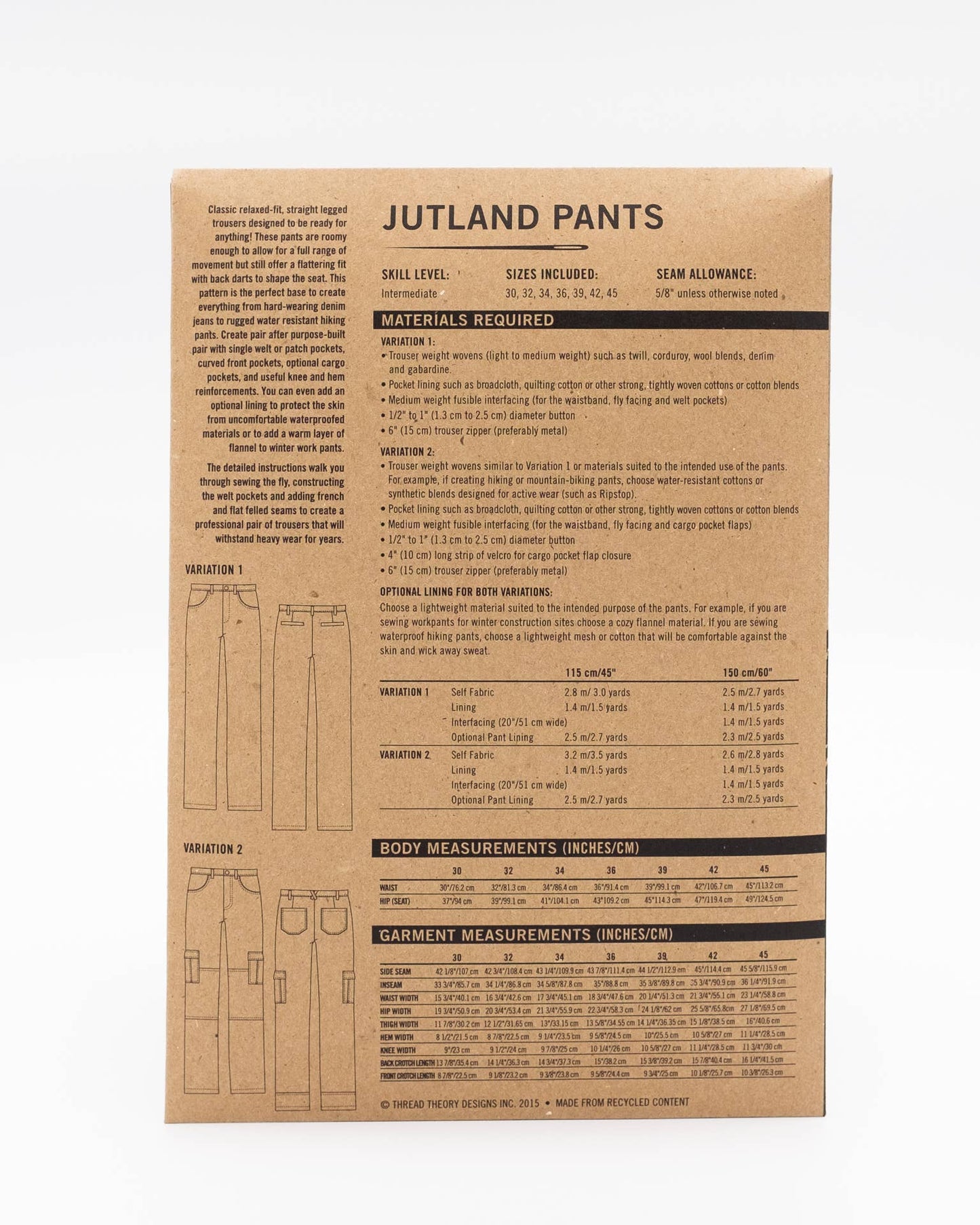 Thread Theory Jutland Pants