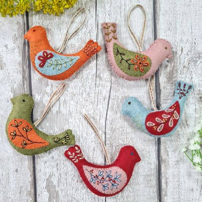 Corinne Lapierre Limited Five Birds Felt Craft Kit