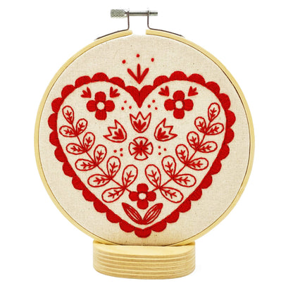 Hook, Line & Tinker Nordic Heart Complete Embroidery Kit