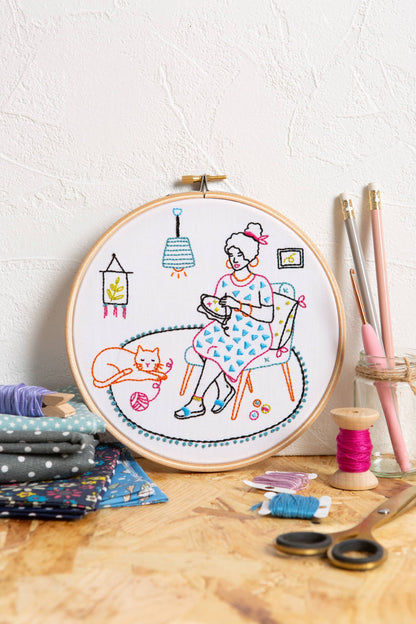 Hawthorn Handmade Wonderful Women Embroidery Kit (Stitching)