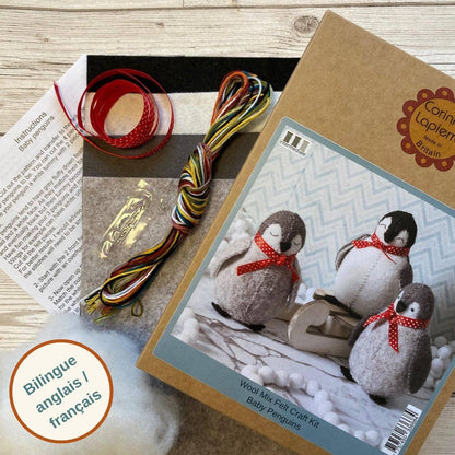 Corinne Lapierre Baby Penguins Felt Craft Kit