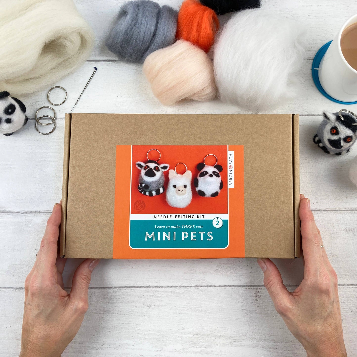 Bergin & Bath Needle Felting Kit: Mini Pets