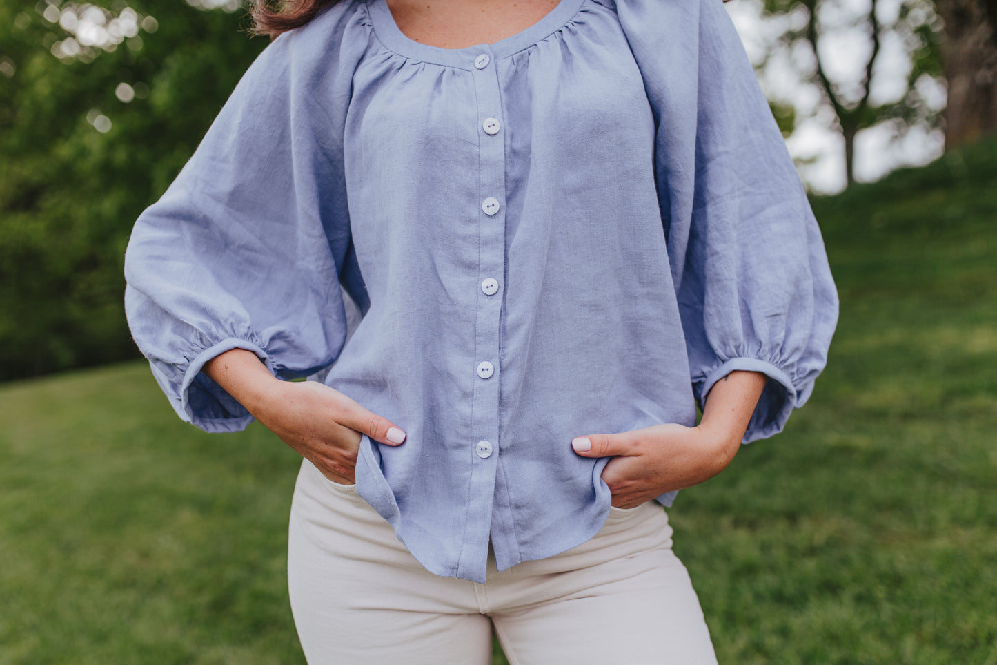 Sewing Patterns by Masin Amalfi Blouse PDF Pattern