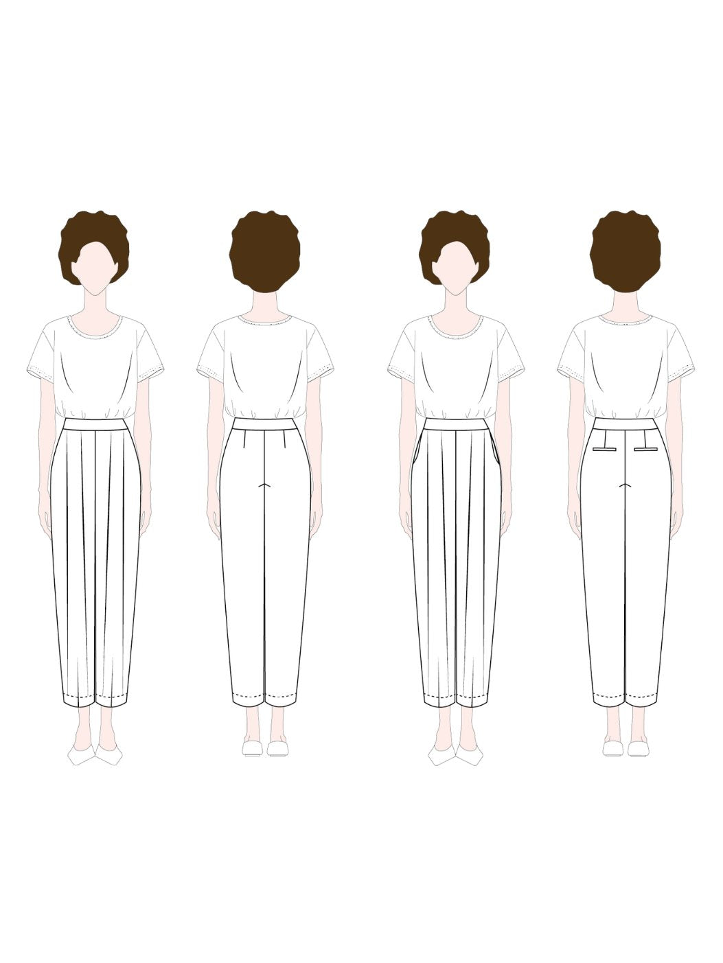 Notches Paula Shorts and Trousers PDF Pattern