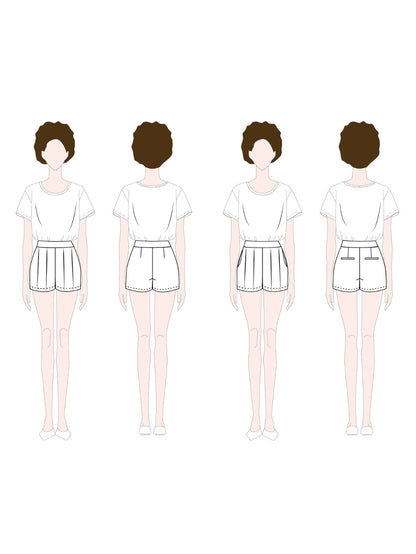 Notches Paula Shorts and Trousers PDF Pattern
