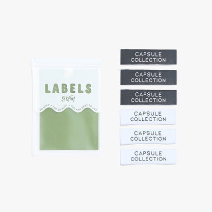 Kylie and the Machine 'Capsule Collection' Sewing Labels