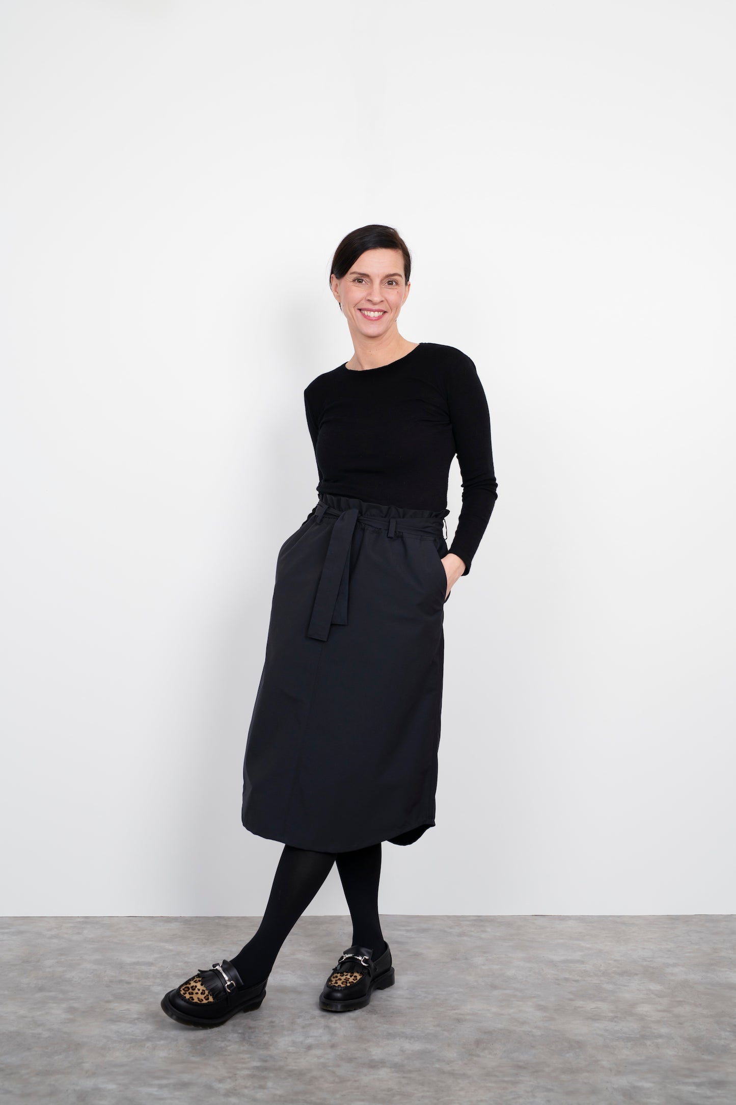 The Assembly Line A-Line Midi Skirt