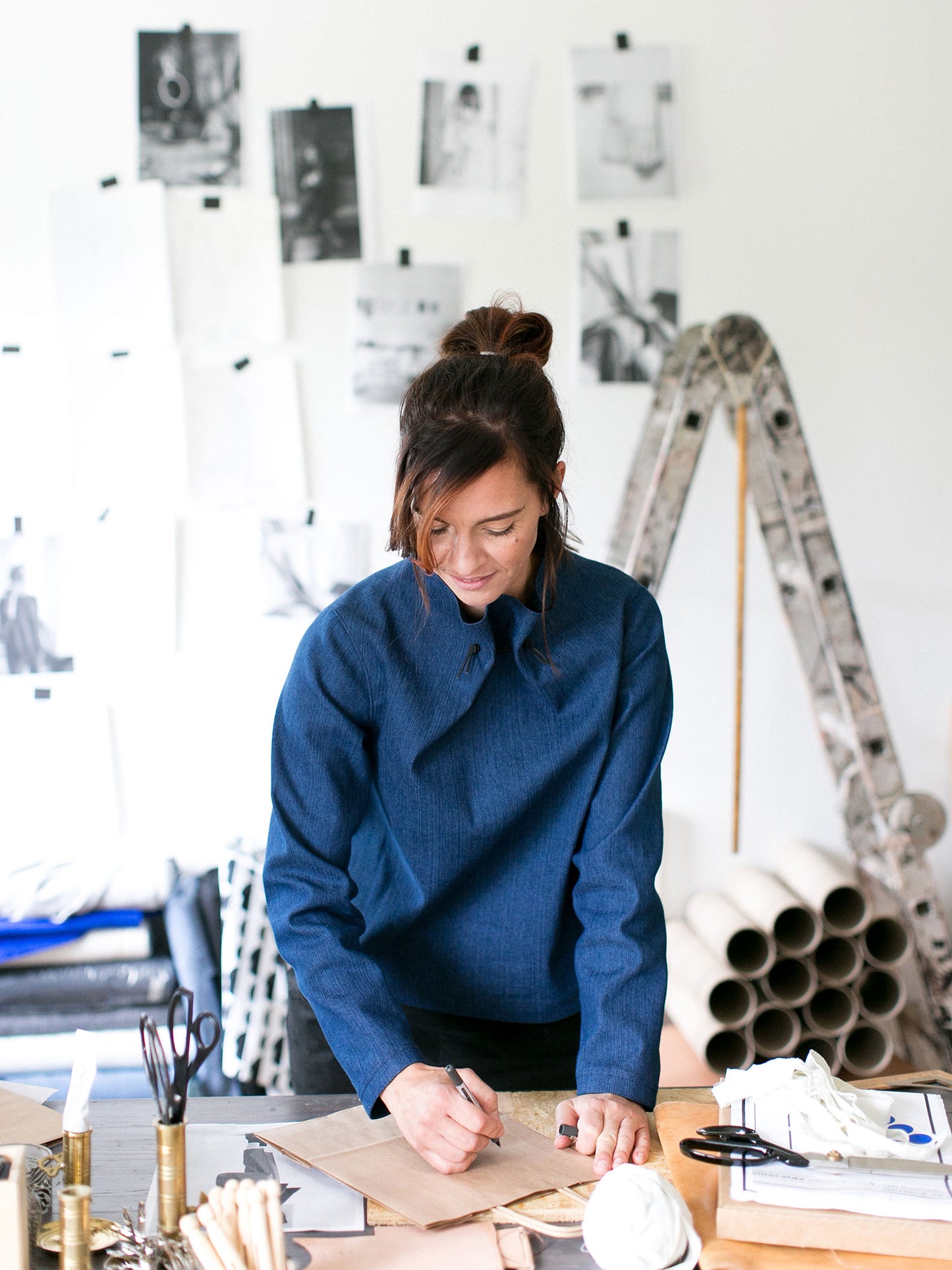 The Assembly Line Elastic Tie Sweater