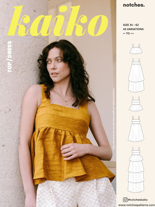 Notches Kaiko Top and Dress PDF Pattern