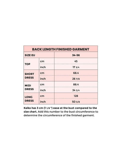 Notches Kaiko Top and Dress PDF Pattern