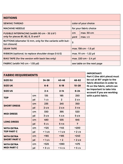 Notches Kaiko Top and Dress PDF Pattern