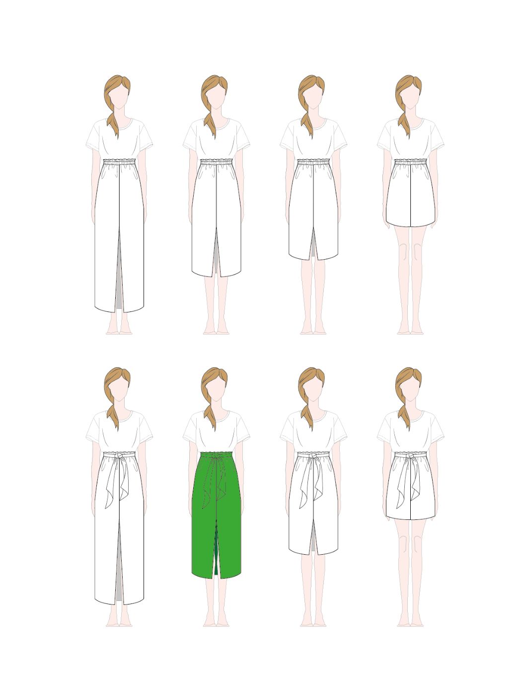 Notches Judy Top, Dress and Skirt PDF Pattern