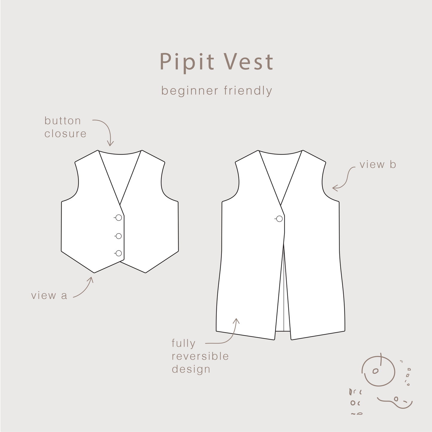 Common Stitch Pipit Vest