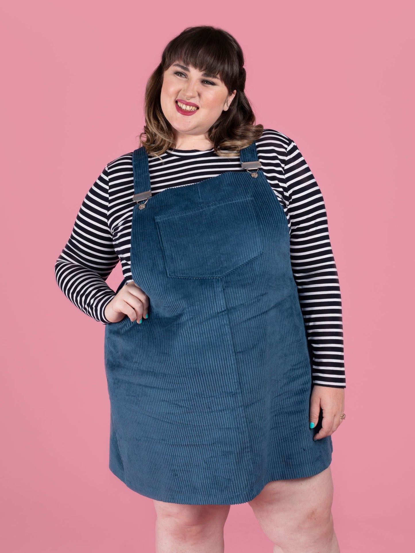 Tilly and the Buttons Cleo Dungaree Dress