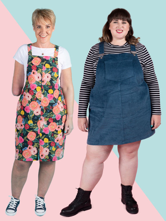 Tilly and the Buttons Cleo Dungaree Dress