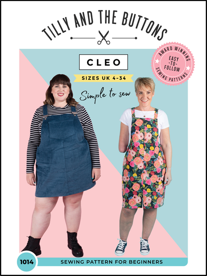 Tilly and the Buttons Cleo Dungaree Dress