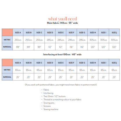 Sewing Patterns by Masin Atlas Wrap Dress PDF Pattern