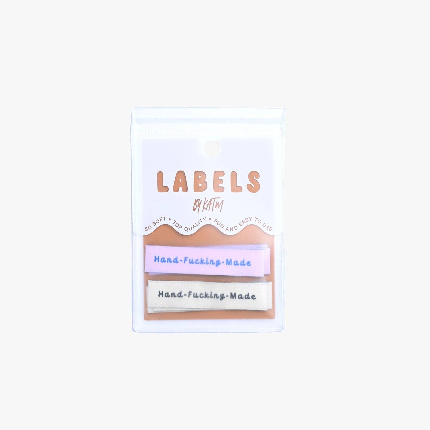 Kylie and The Machine 'Hand-F*cking-Made' Woven Sewing Labels