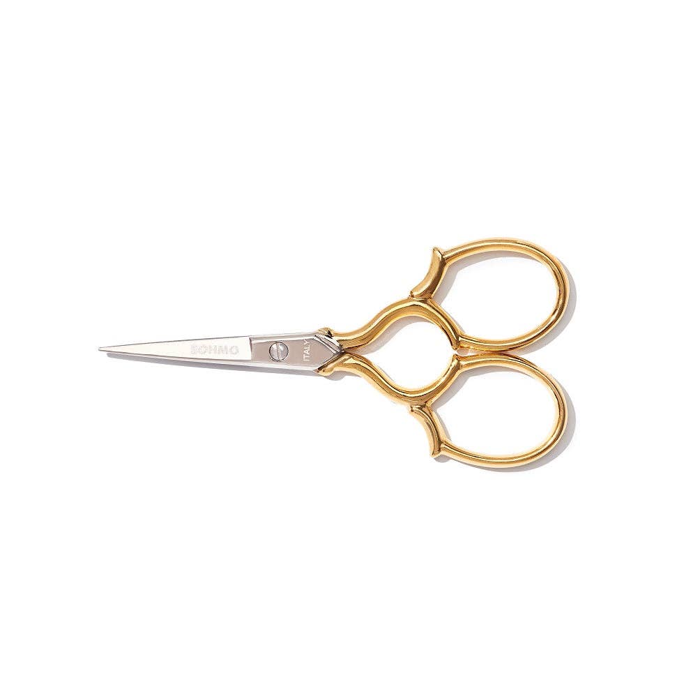 SOHMO Lecco Scissors: 3 1/2" (Gold) | The Indie Stitches Emporium