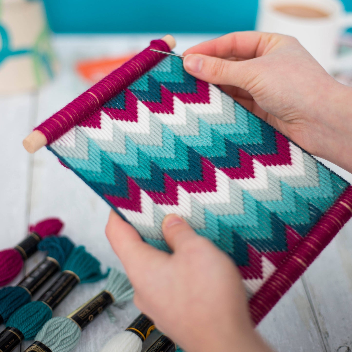 Oh Sew Bootiful Chevron Chic Bargello Tapestry Kit