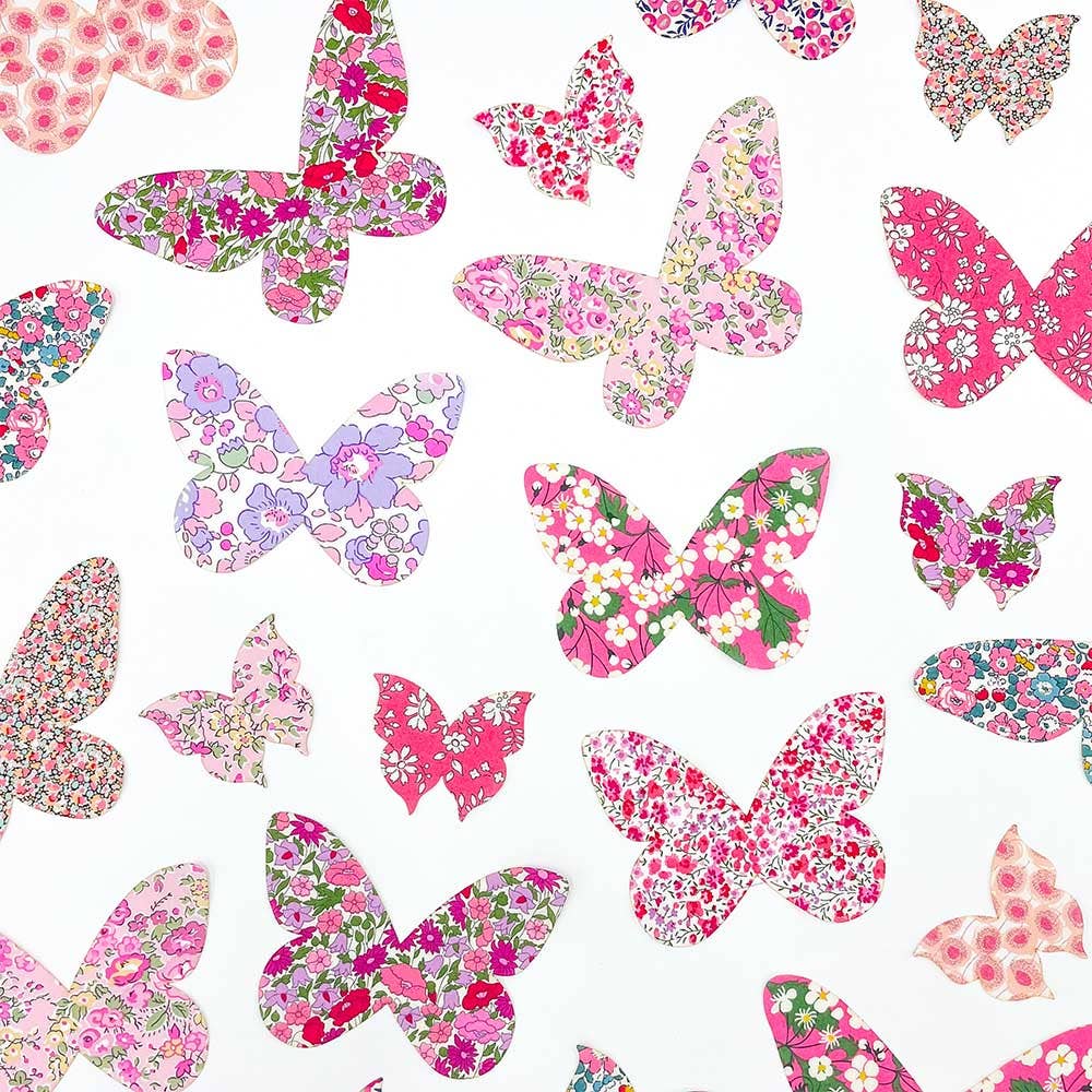 Alice Caroline Pre-Cut Liberty Tana Lawn® Fabric Butterflies