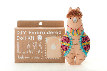 Kiriki Press Llama Embroidery Kit