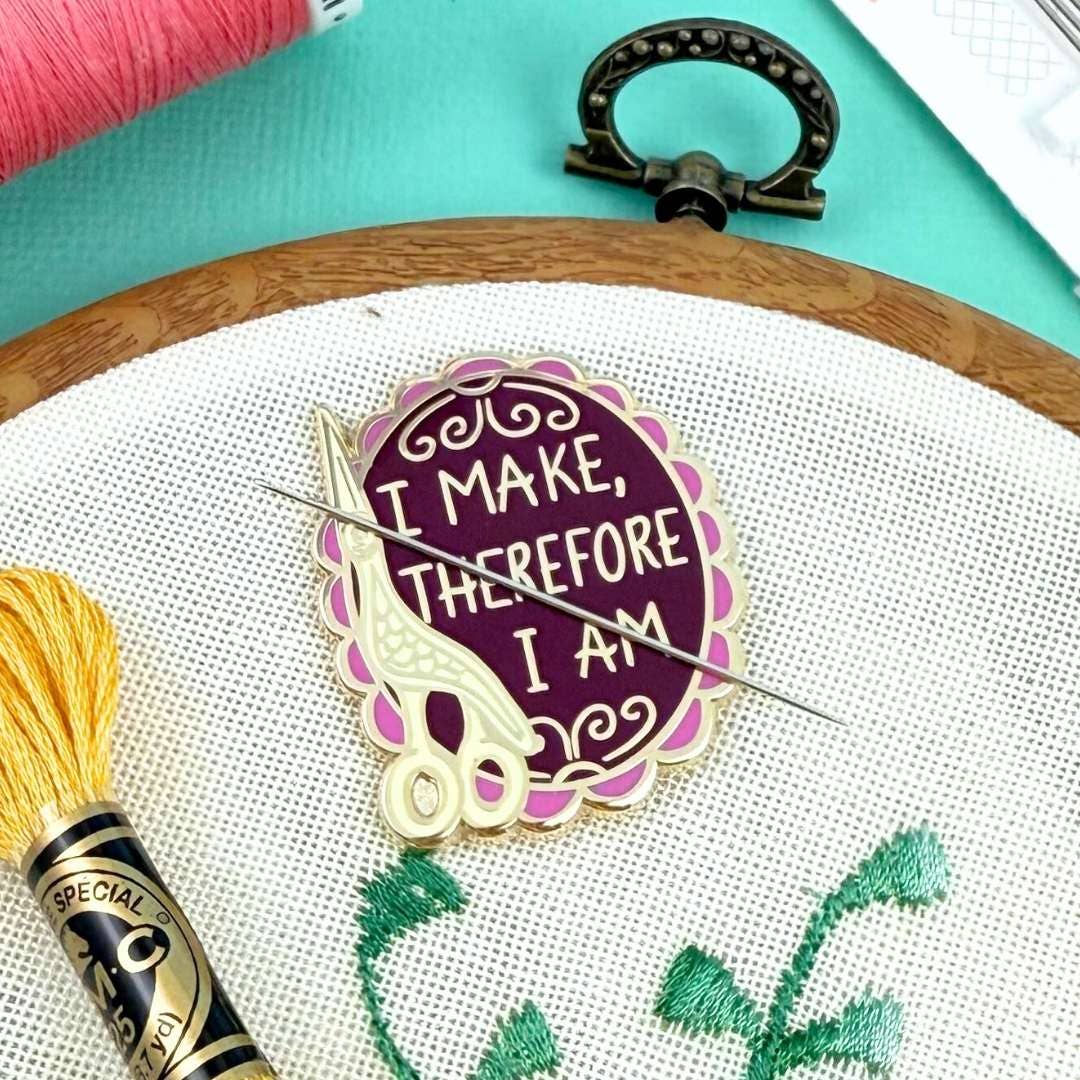 Jubly-Umph 'I Make, Therefore I Am' Needle Minder