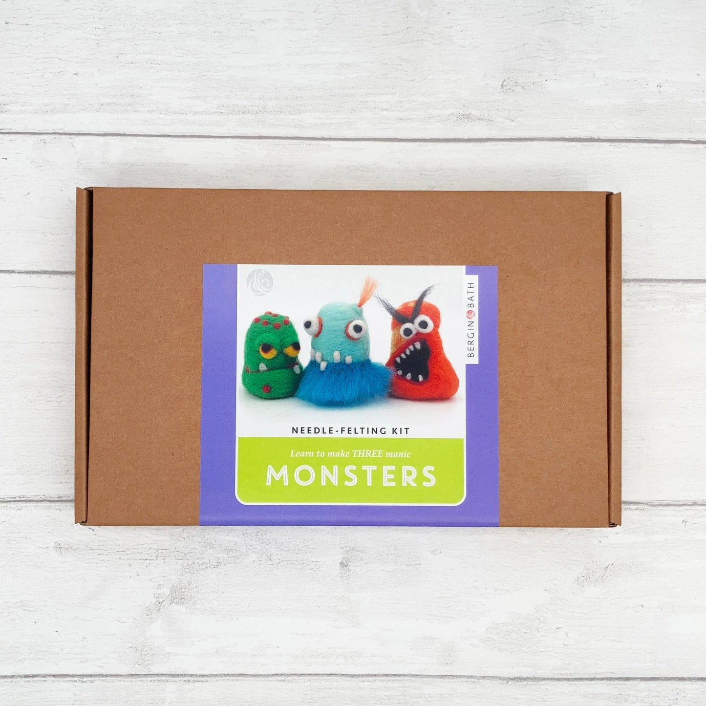 Bergin & Bath - Needle Felting Kit - Monsters