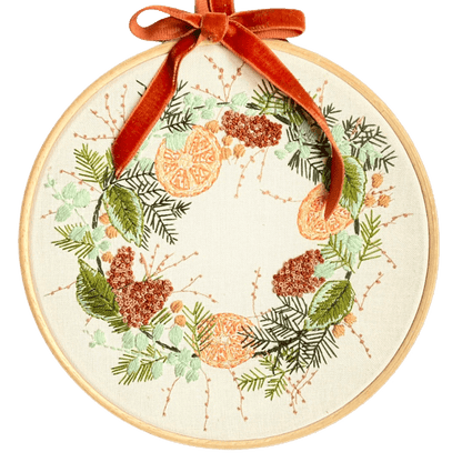 Stitch Happy Wild Wreath Modern Embroidery Kit