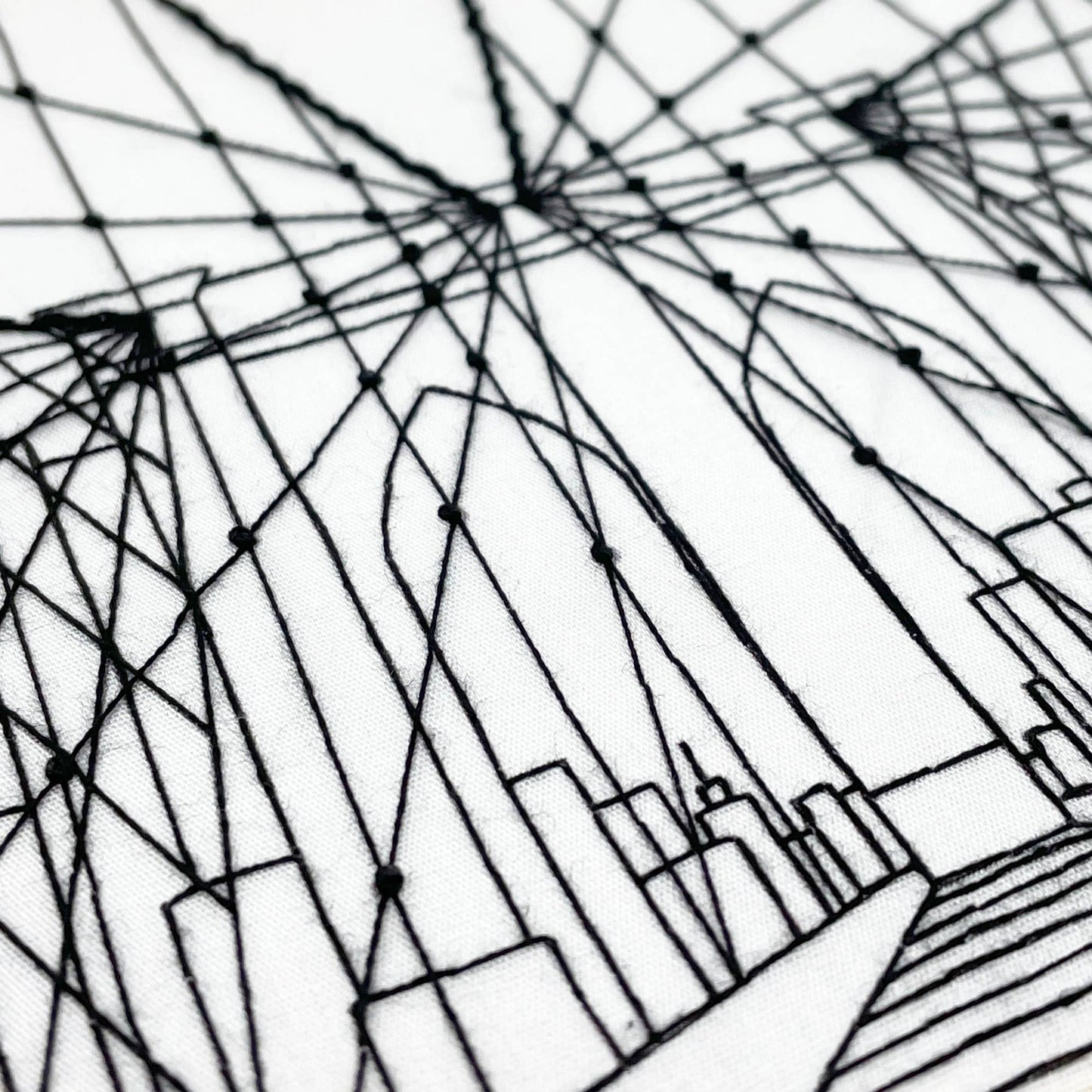 Embroidery and Sage Brooklyn Bridge, New York City Embroidery Kit