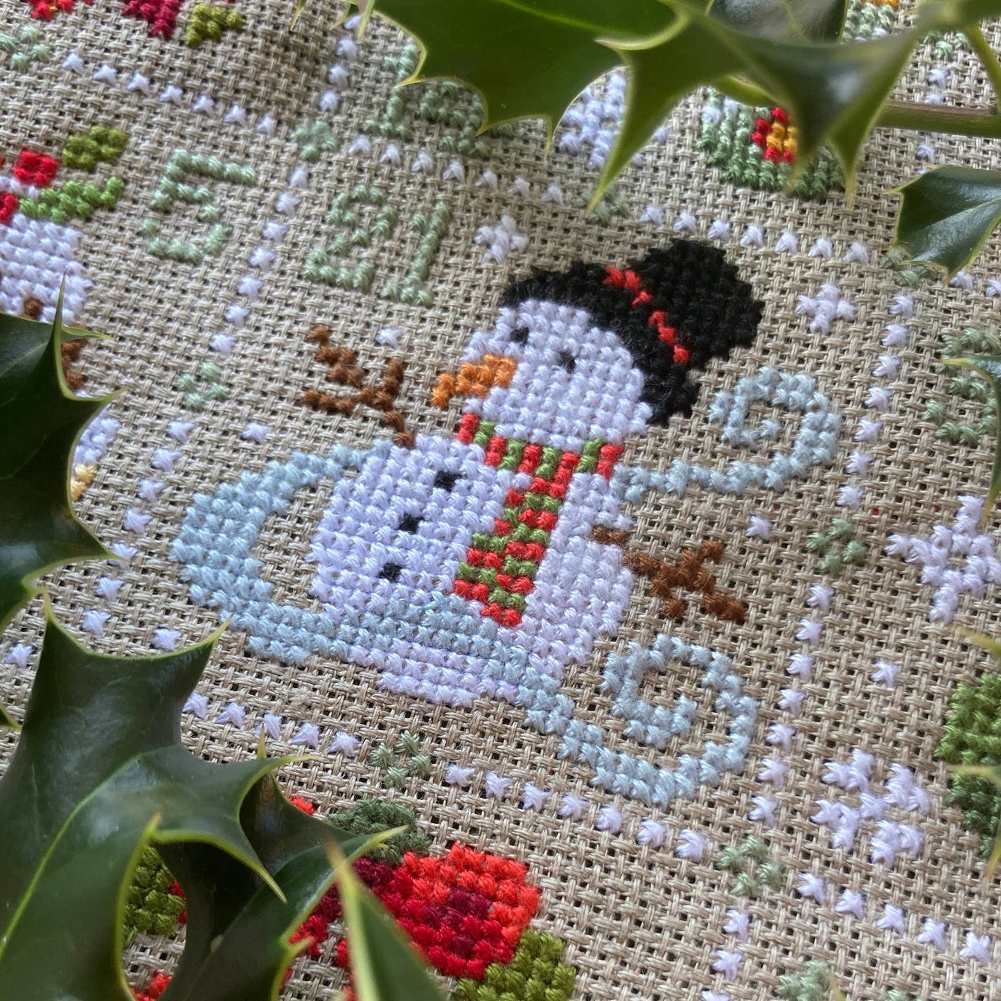 Love Poppet Feeling Festive Advent Cross Stitch Kit