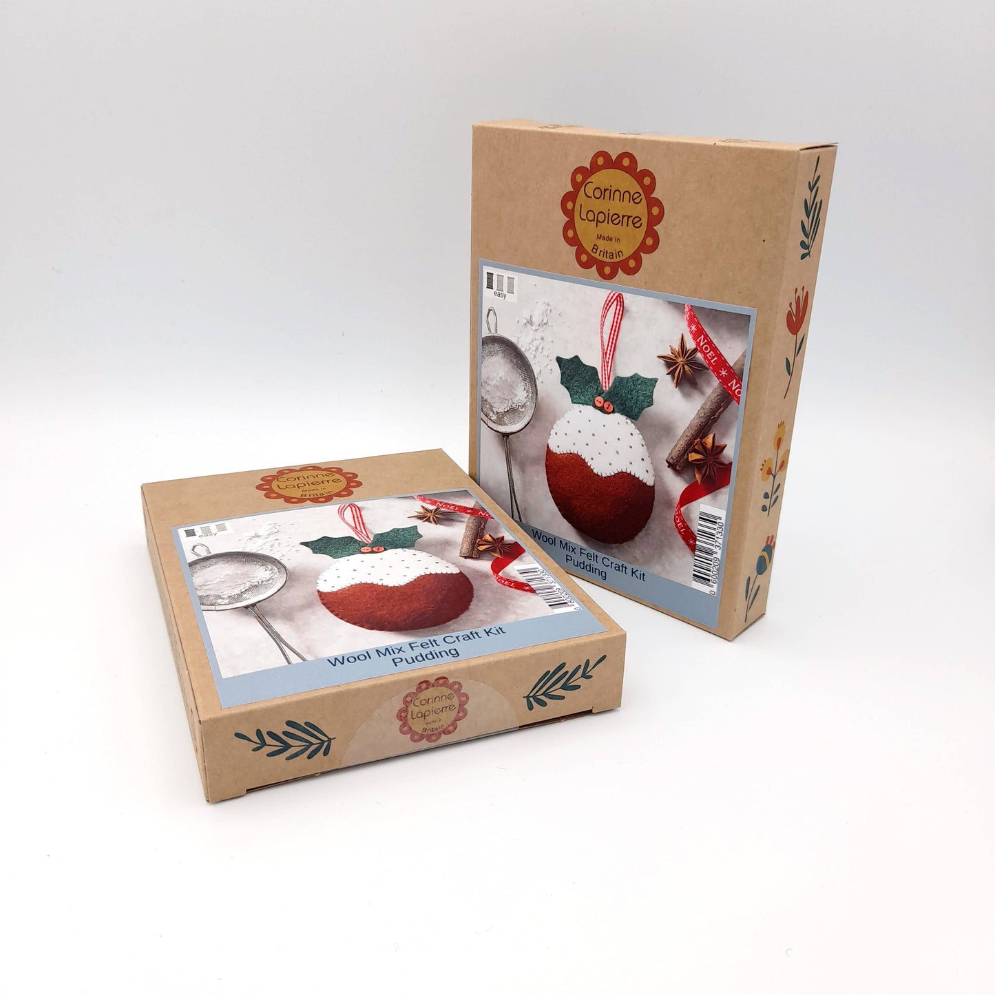 Corinne Lapierre Christmas Pudding Felt Craft Mini Kit