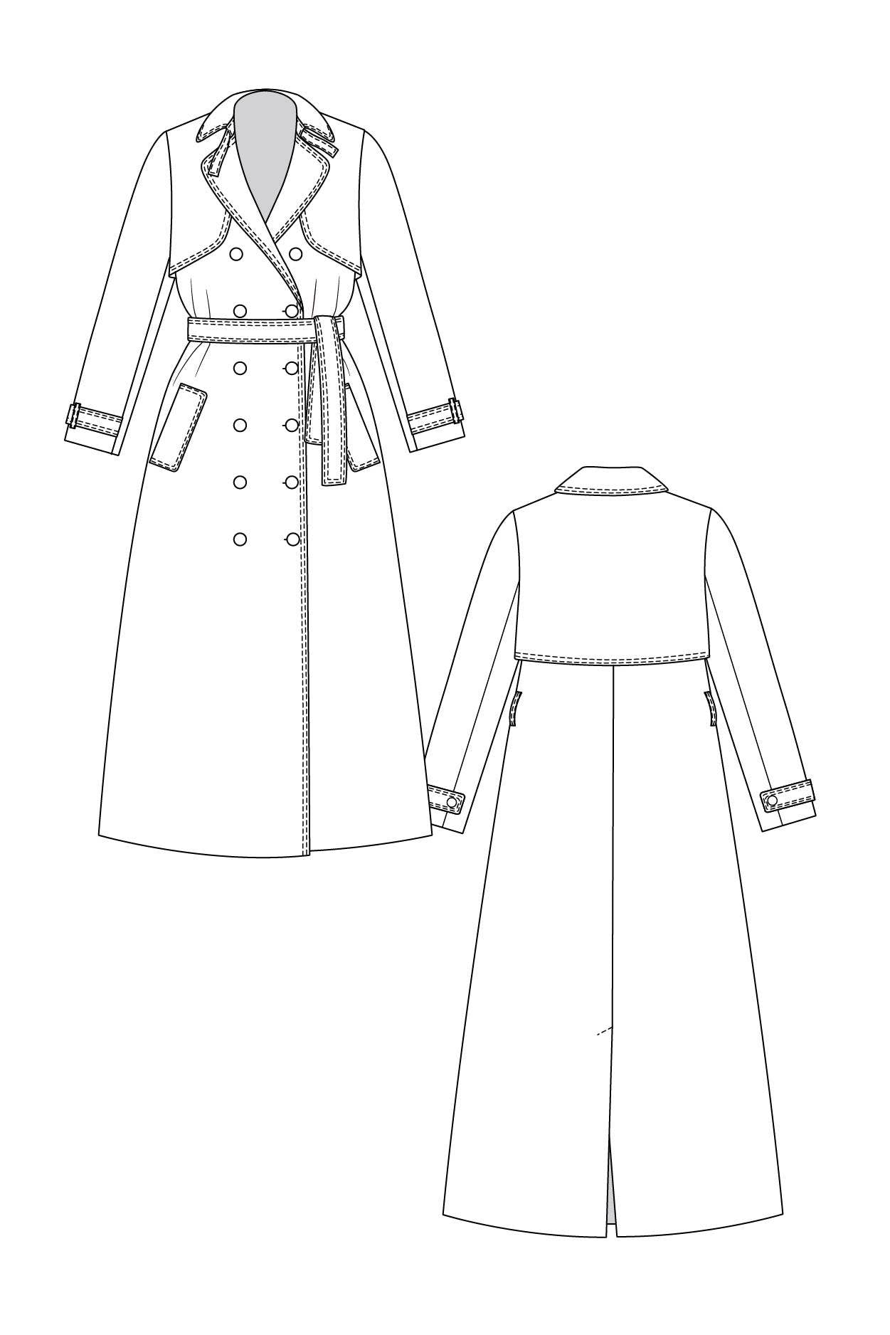 Named Clothing Isla Trench Coat