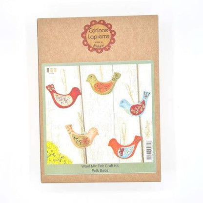 Corinne Lapierre Limited Five Birds Felt Craft Kit