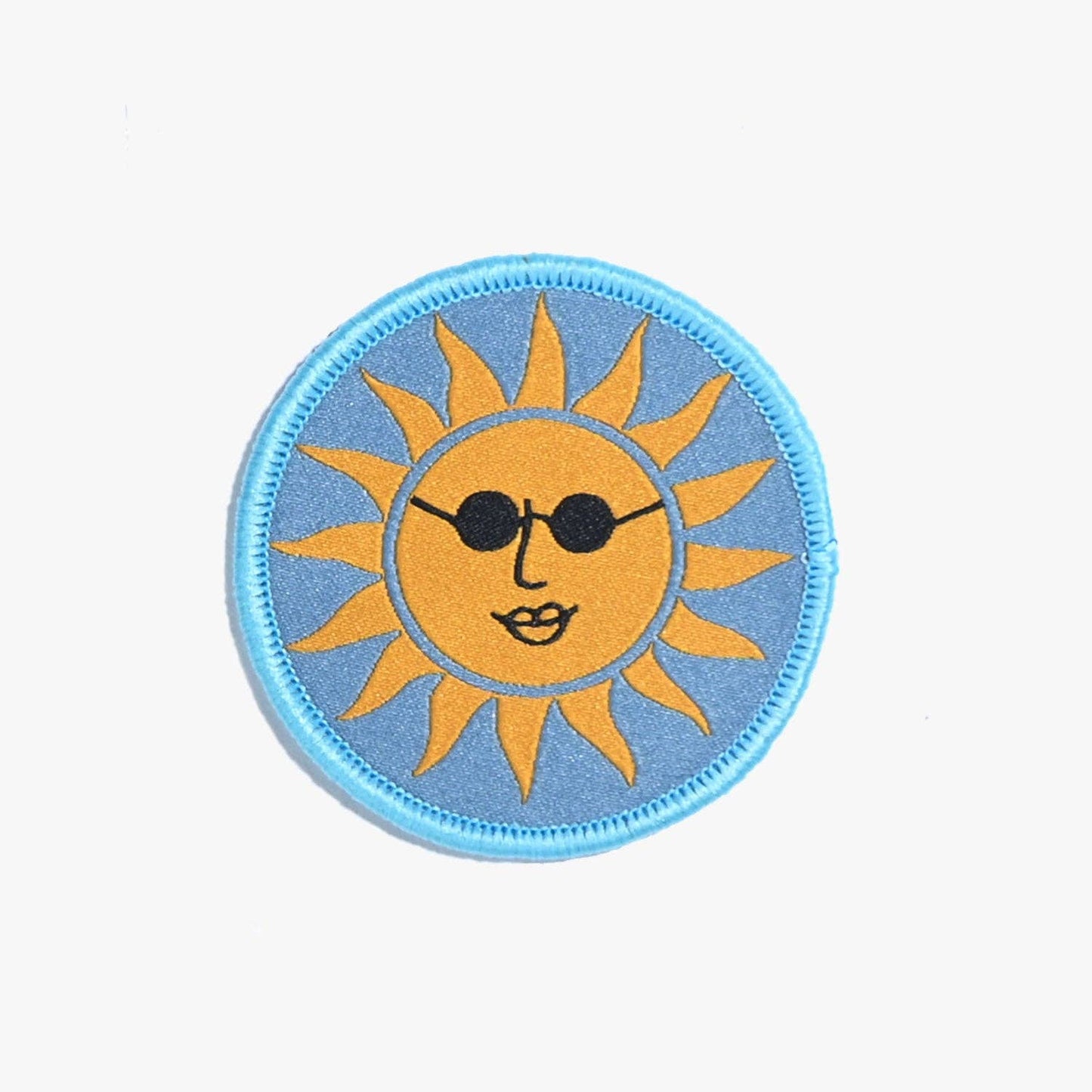 Kylie and The Machine 'Sunglasses Sun' Iron On Patch