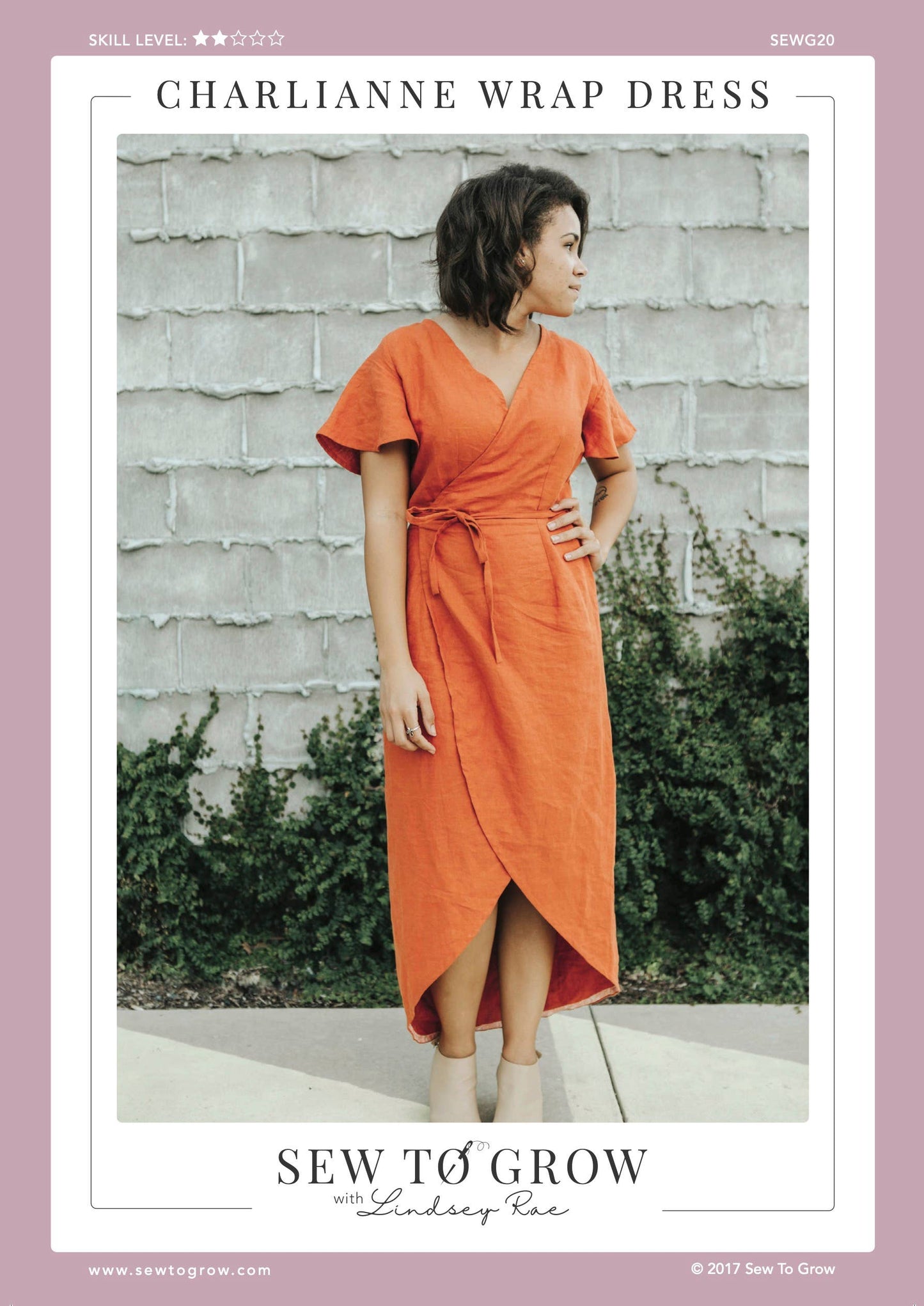 Sew To Grow CharliAnne Wrap Dress