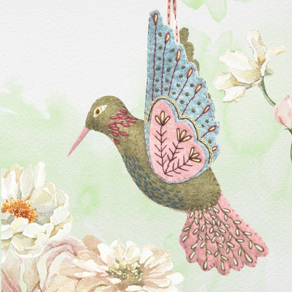 Corinne Lapierre Hummingbird Felt Craft Mini Kit