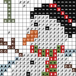 Love Poppet Feeling Festive Advent Cross Stitch Kit