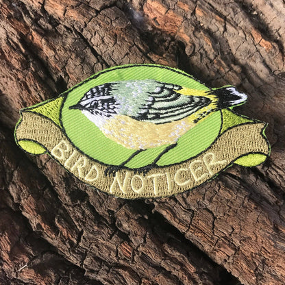 Bridget Farmer 'Bird Noticer' Embroidered Patch