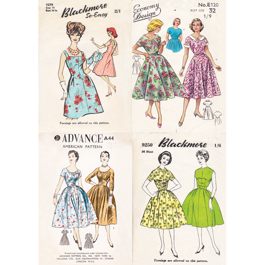 Dyson Design Greeting Card (Flared Dresses)