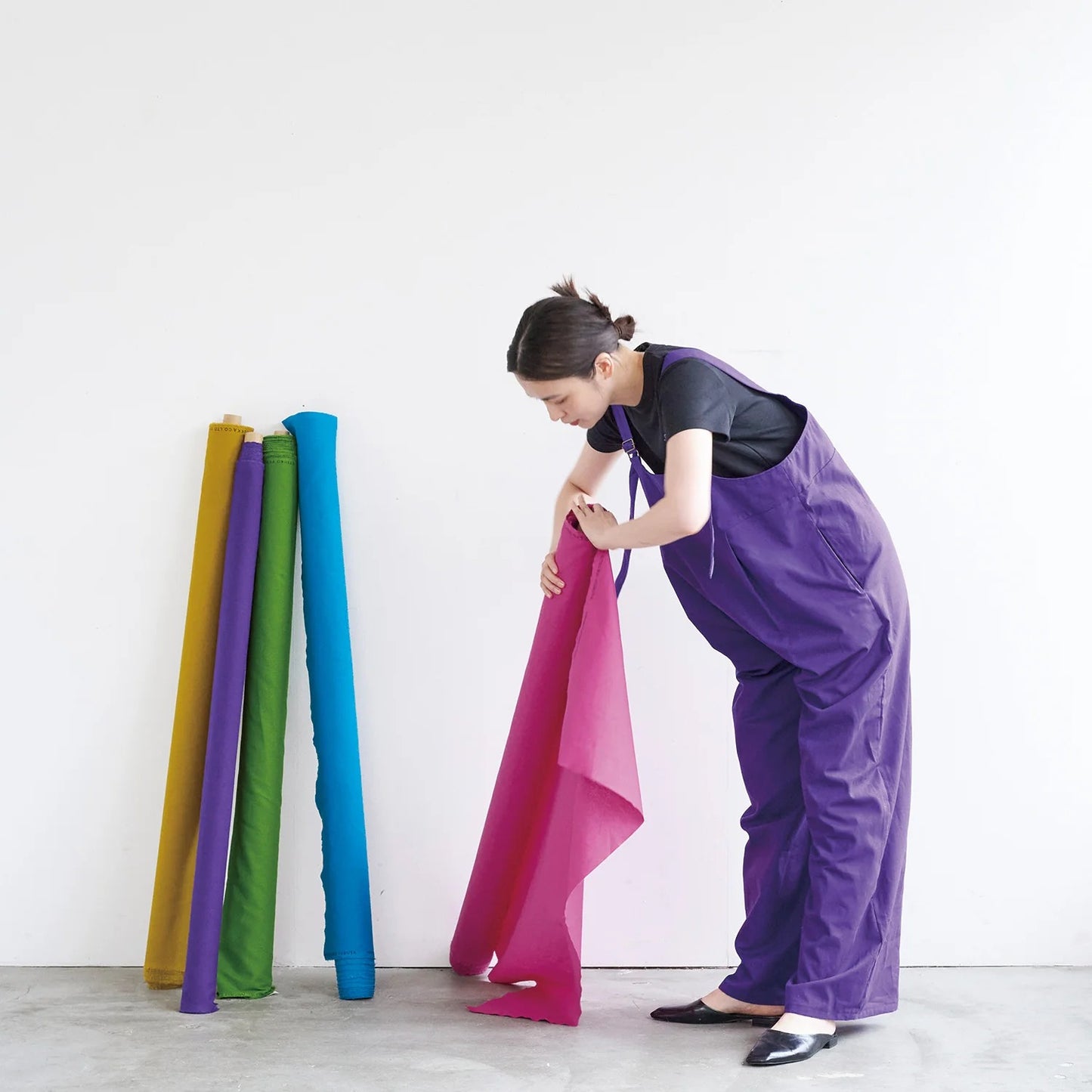 Echino by KOKKA Renewal Vibrant Solid Range ($52/metre)